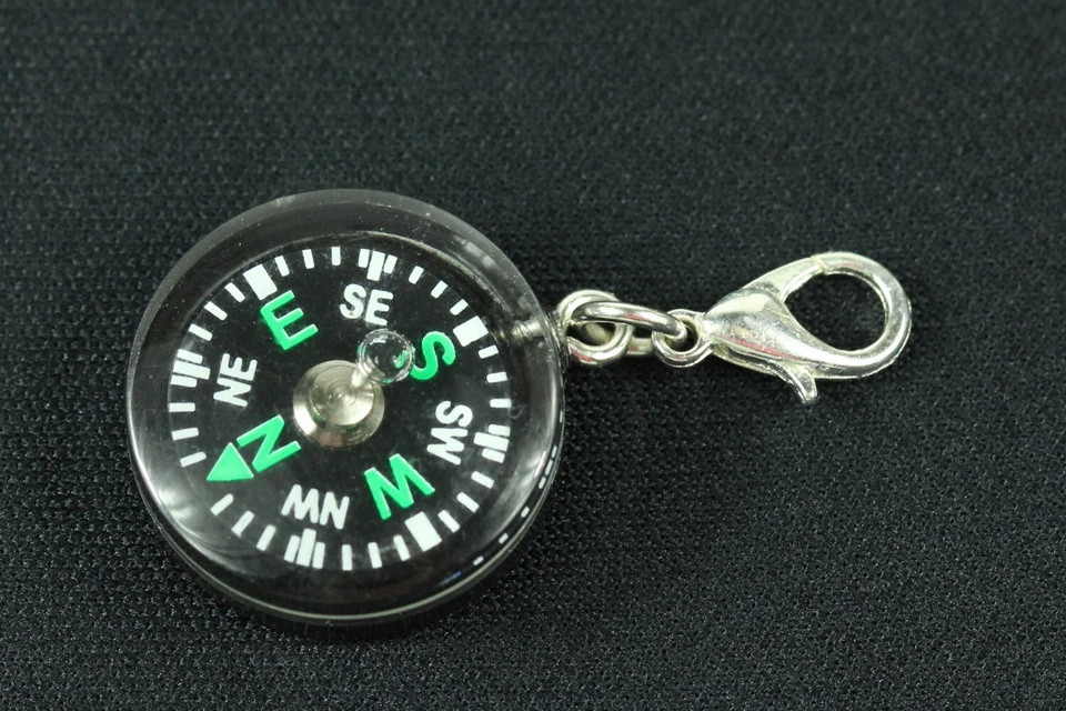 Kompass Charm Reise Travlen Camping Anhänger Bettelanhänger Miniblings Outdoor - Bild 2 von 3