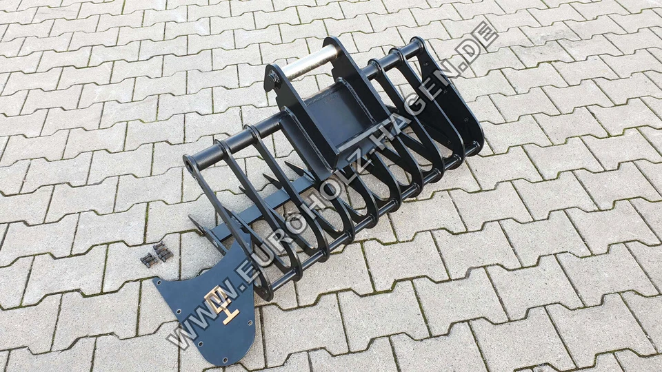EH Harke Sieblöffel passend Lehnhoff MS01 800 mm Wurzelrechen Bagger bis 1,5 t - Bild 2 von 4