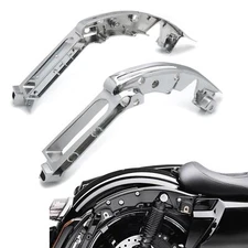 Chrome Rear Fender Support Brackets Kit for CVO 2014-2024 Harley Touring model