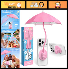 Universal Phone Umbrella for Sun Shade - Magnetic UV Protection, Travel Beach