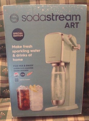 SodaStream Art Sparkling Water Maker with CO2 and Carbonating Bottle Mint NEW