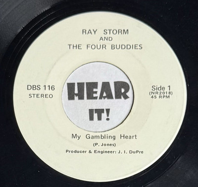 Private Lofi Teen Country Drum Machine 45 RAY STORM & THE FOUR BUDDIES rare