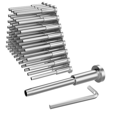 60 Pack Invisible Cable Railing Kit T316 Stainless Steel 1/8'' Invisible Receiver