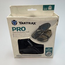 Yaktrax Pro Winter Traction Cleats for Snow and Ice Size Small Black - New