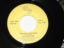 Brian Hyland, Bobby Harris , The Joker Went Wild / Mr. Success, (7", RE), VG+, 3