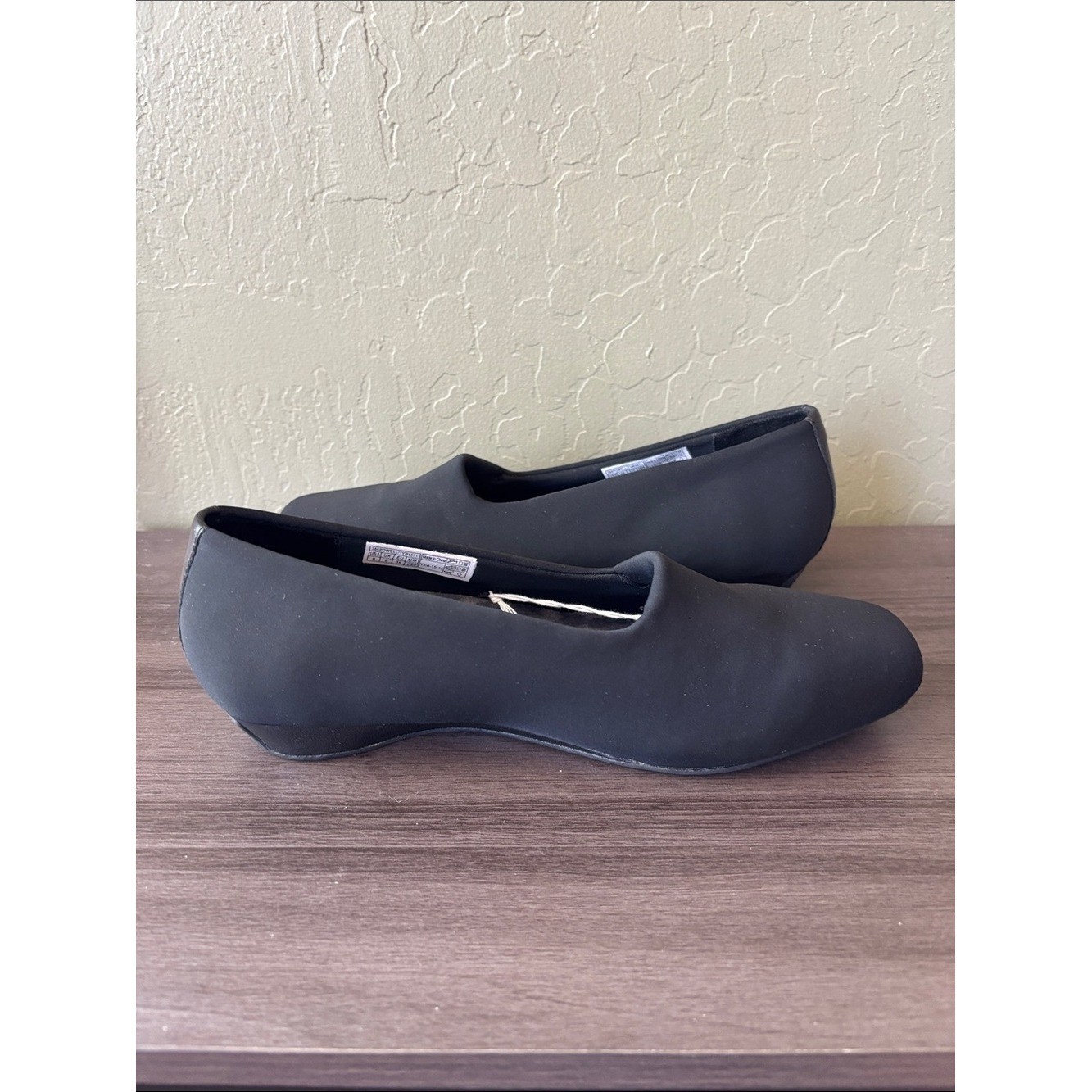 Vionic 386 Powell Black Demi Wedge Slip On Flat Size 8 NWT image 8