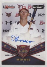 2020 Bowman Draft Under Armour Game Drew Romo #UAA-14 Auto 7i2