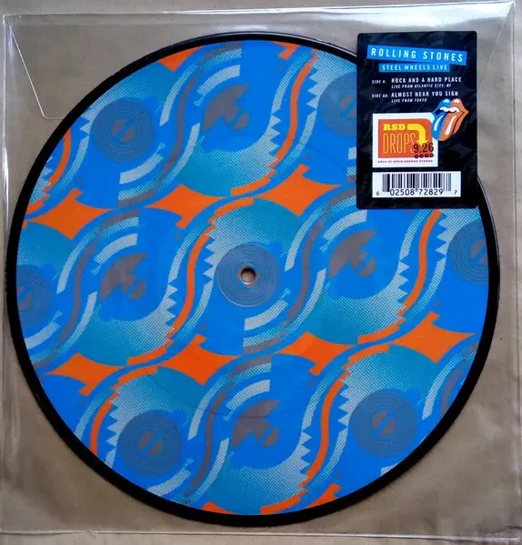 PICTURE DISC The Rolling Stones Steel Wheels Live PICTURE DISC 10" NEAR MINT