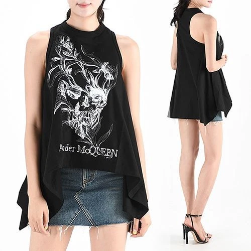 Top donna senza maniche Alexander McQueen Iris 634217 33676817