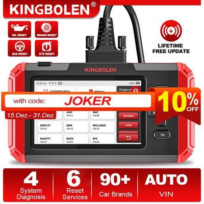 KINGBOLEN S500 OBD2 Diagnosegerät Profi Auto Scanner KFZ Fehlerauslesegerät