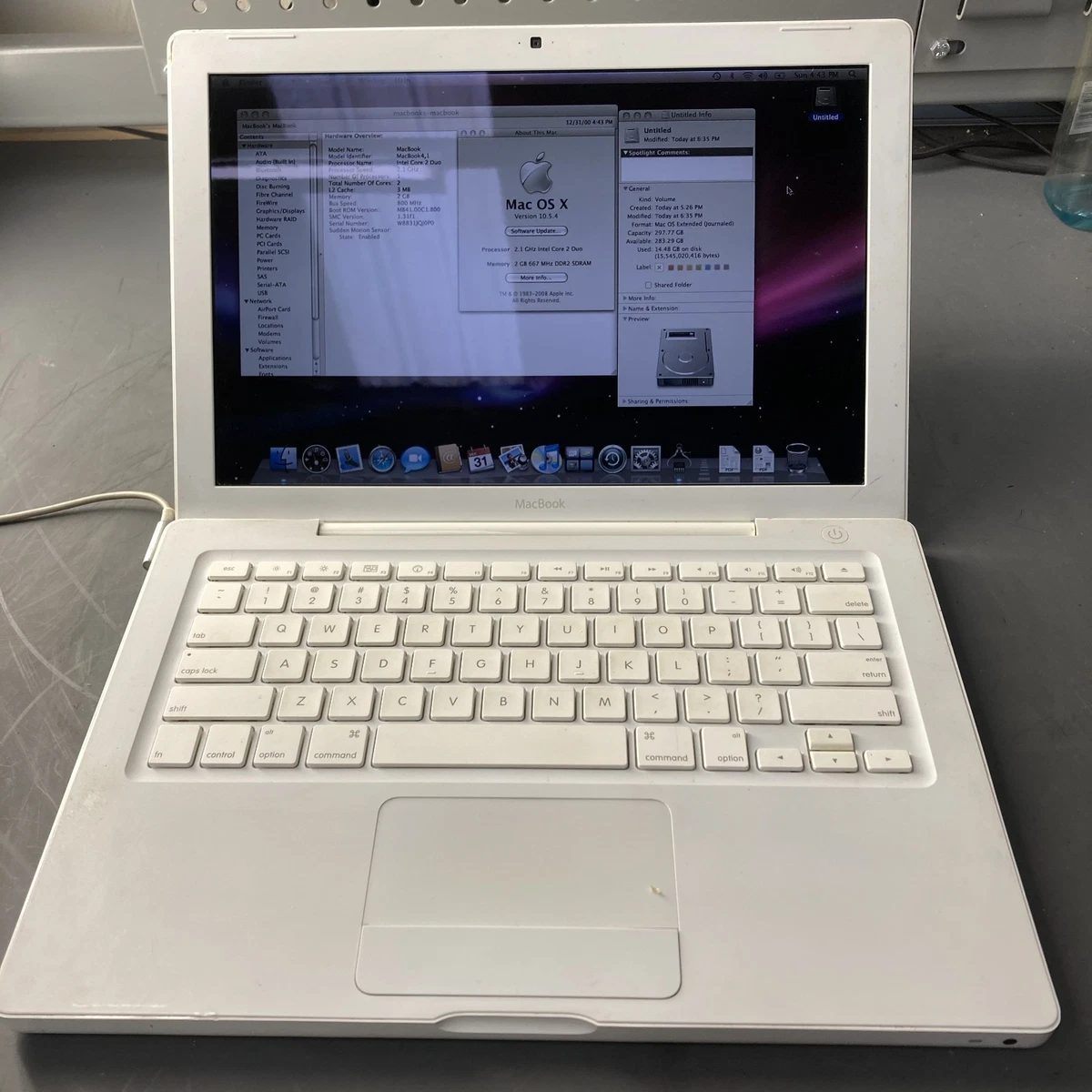 Ноутбуки 2008 Apple MacBook 13,3 дюйма - огромный выбор по лучшим