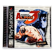 Street Fighter Alpha 3 - PlayStation 1, PS1 (Very Good, CIB, Scratch Free Disc)
