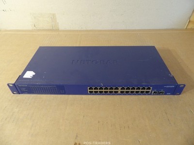 NETGEAR ProSafe GS724TP V2 PoE+ Gigabit Smart Managed Switch - INCL RACK EARS