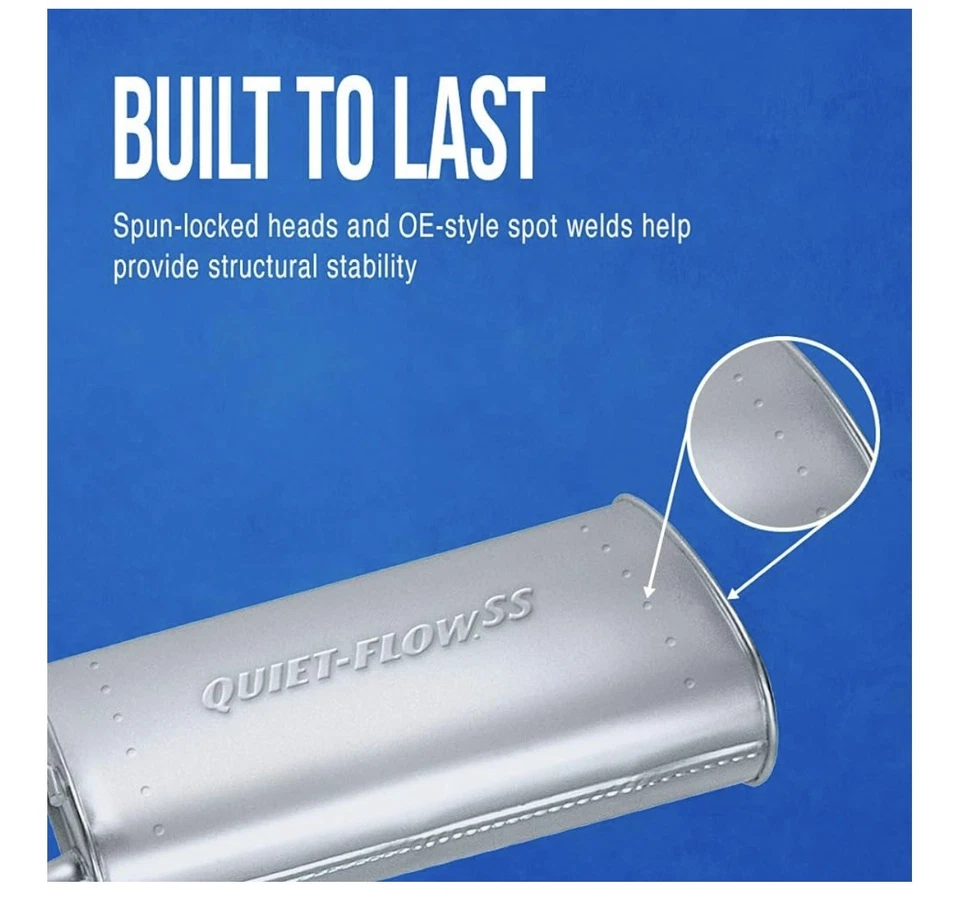 Silenciador de escape-flujo silencioso SS Walker 21423 Foto 3 de 4