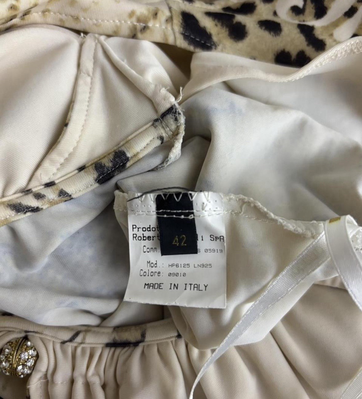 Roberto Cavalli SS2006 Python Leopard Print Dress… - image 7