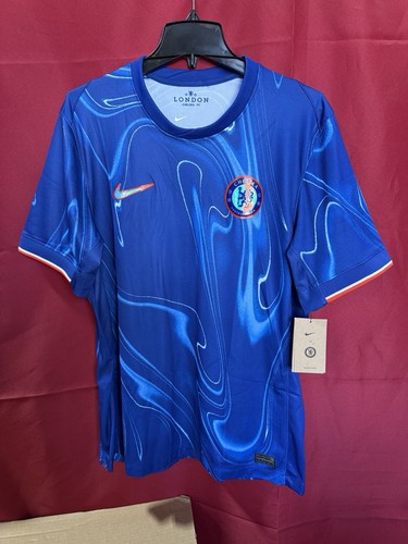 Nike 2024/2025 Men’s Chelsea Stadium Home Football Soccer Jersey Sz Large NWT
