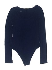 Ambiance Women Blue Bodysuit L