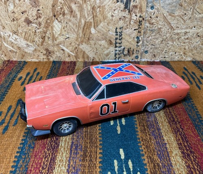 #ad #ad Malibu 2005 Dukes of Hazzard General Lee RC Car 1 18 No Remote Or Battery AS IS $49.99