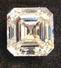8.71 Cts ASSCHER EX Cut IGI Certified Lab Grown CVD Diamond G Color VVS2 Clarity