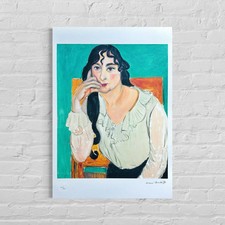 Edizione numerata HENRI MATISSE "L'Italienne (Lorette)" art poster