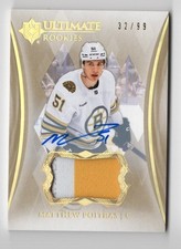 2023-24 Ultimate Collection Rookies Autograph Patch Auto Matthew Poitras 32/99