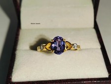 Alexandrite Ring 925 Sterling Silver Lab Created Handmade Silver Women's Ring