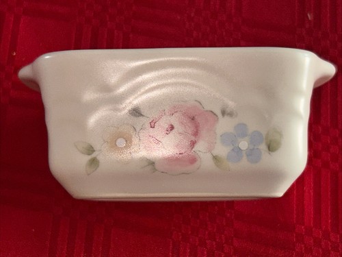 Vintage Pfaltzgraff Tea Rose Sugar Packet Dish