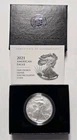 2021-W Type 2 Burnished American Silver Eagle with Original Box & COA OGP
