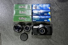 Pentax Auto 110 SLR System – 18mm / 24mm / 50mm Lenses + 6x 110 Film