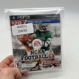 NCAA Football 13 Bonus Edition Sony PlayStation 3 PS3 Complete w/ Manual CIB