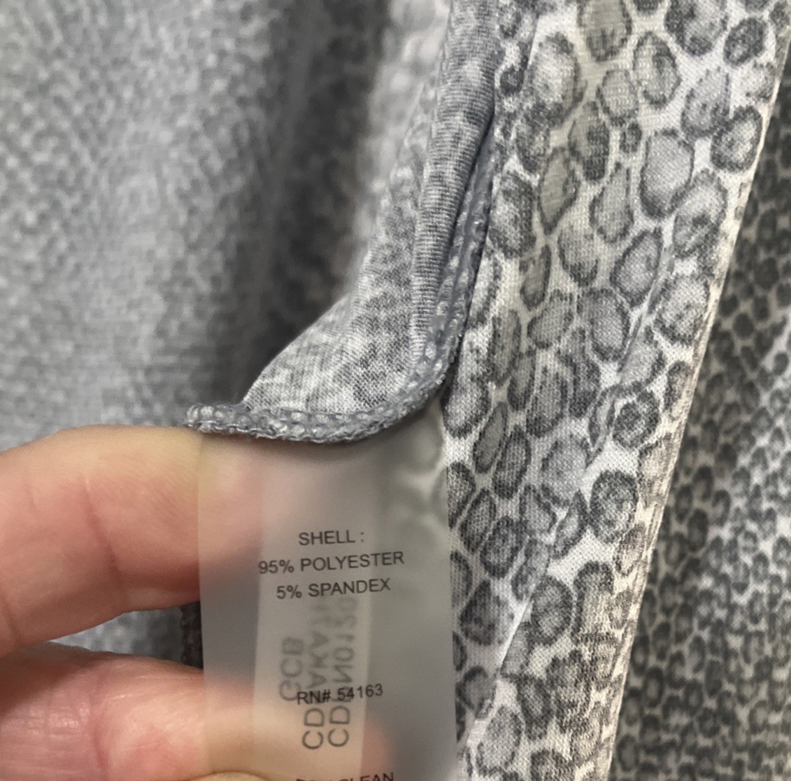 Calvin Klein Women’s Jumpsuit Gray/Silver Pebble Print Sleeveless Sz. 8  thumbnail 11