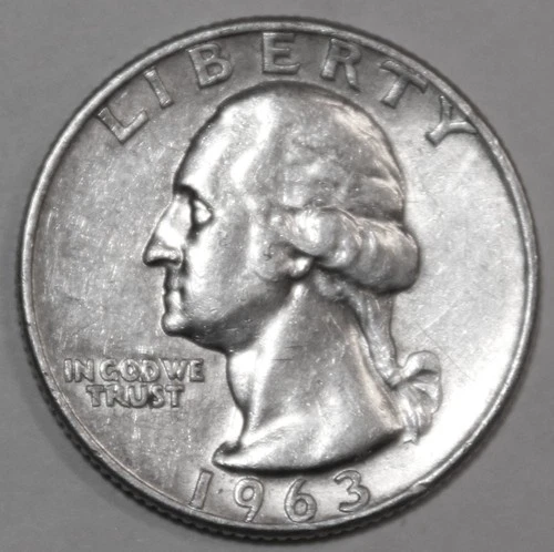 1963-D Washington Quarter - Extra Fine - #0830EA