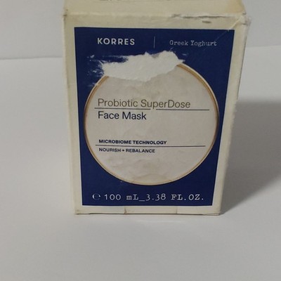 KORRES Greek Yoghurt Probiotic Face Mask 100mL Hydrating Sensitive Skin Tested