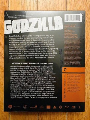 Godzilla [The Criterion Collection] [4K Ultra HD + Blu-ray] | eBay