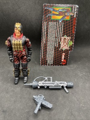 MAJOR BLUDD V5 2003 Gi Joe Cobra Python Patrol 100% Complete Mint File Card 14
