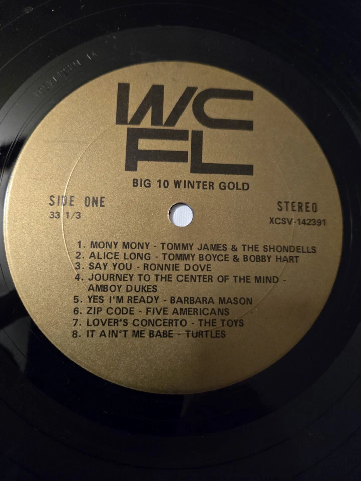 Various Artists-Big 10 Winter Gold-Vinyl LP Record-XCSV 1423-Wcfl-Stereo Foto 2 de 4