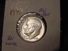 1946 ROOSEVELT DIME AU BU NICE ORIGINAL COIN FREE SHIPPING