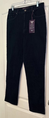 Gloria Vanderbilt Amanda Jeans Stretch Classic Fit Tapered Size 12 Long NWT - Picture 2 of 9