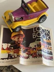Vintage Tiny Tonka Draggin Wagon #452 Purple Yellow w/ Box & Booklet