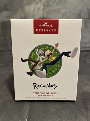 2024 Hallmark Keepsake Ornament - Rick and Morty The Vat of Acid