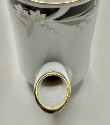 Crown Ming Fine China ~Michelle~ Coffee Tea Pot with Lid Jian Shiang EUC - Picture 6 of 16