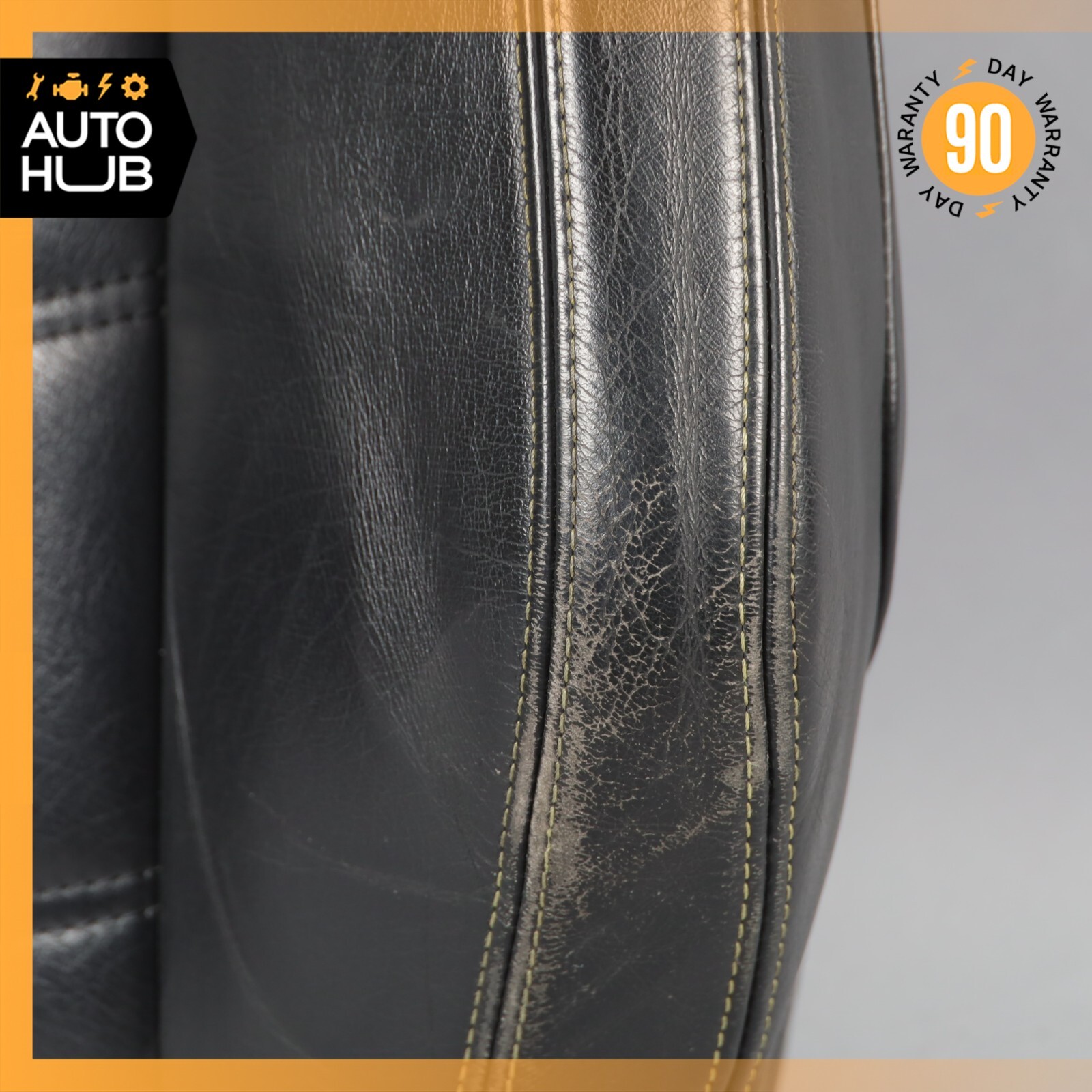 13-18 Maserati GranTurismo S M145 Front Left Top Upper Seat Cushion Black OEM