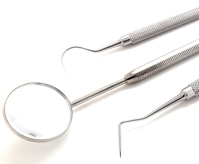 Kit Strumenti Dentale Acciaio Inox Set Base Di Strumenti Dentali Specchio Ed Esploratore Sonda 970337 - Foto 4