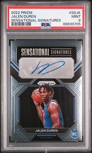 Jalen Duren 2022 Prizm #SS-JK Sensational Signatures Price Jalen Duren 2022 Prizm #SS-JK Sensational Signatures Price