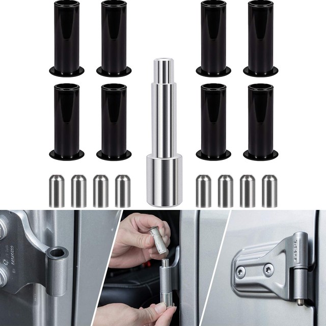 17pcs Door Pin Guides & Door Bushing Removal Tool Bolts for Jeep