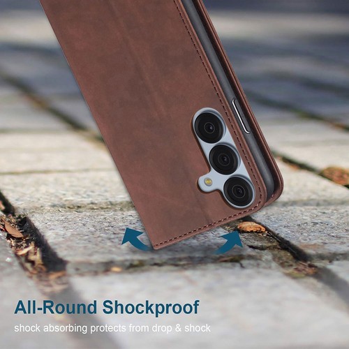 For Samsung Galaxy S25 Plus/Ultra Case Flip Wallet Leather Cover Tempered Glass - Bild 22 von 27