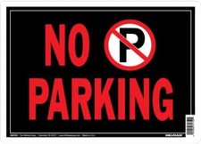 Hillman 10 in. x 14 in. Aluminum No Parking Sign