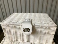 Storage Basket Hamper Resin White Small, Medium or Large 