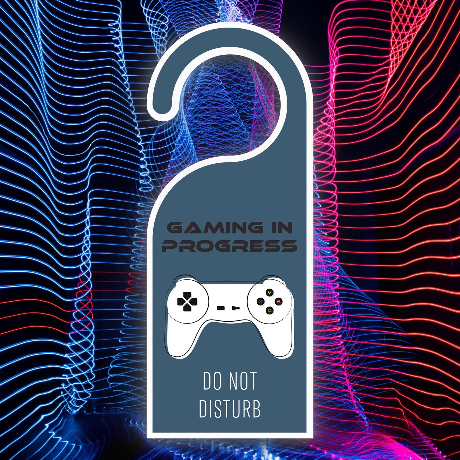 Gaming In Progress Do Not Disturb Door Hanger Gaming Room Gamer Gift Idea