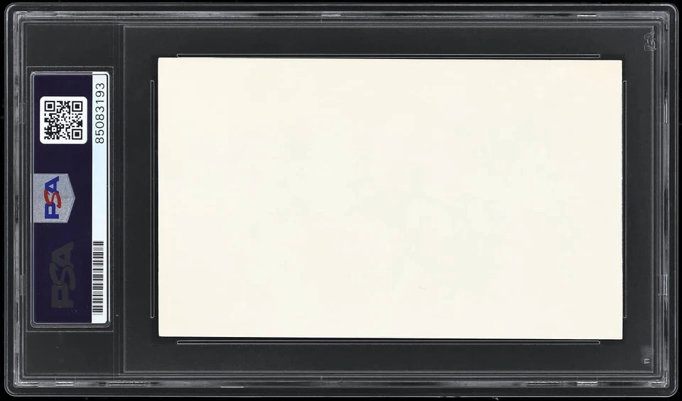 Robert Redford "The Natural Roy Hobbs Baseball" Signed 3x5 Index Card PSA 10 - Image 4 of 4
